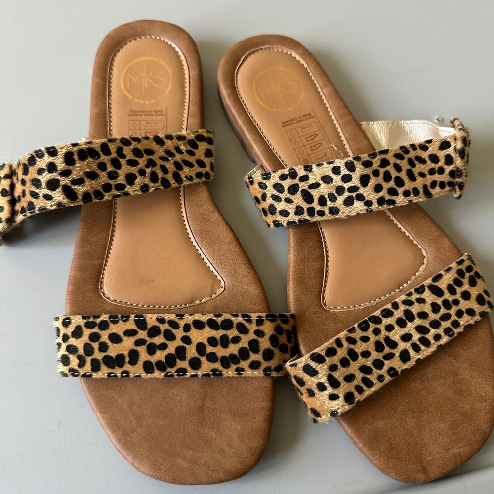 MKS Leopard Print Women's Sandals